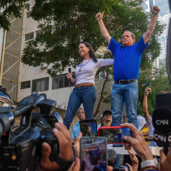 María Corina Machado en una imagen de archivo junto a Juan Pablo Guanipa Europa Press/Contacto/Jimmy Villalta María Corina Machado en una imagen de archivo junto a Juan Pablo Guanipa Europa Press/Contacto/Jimmy Villalta