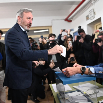 El candidato del PP a la Presidencia de Aragón, Jorge Azcón