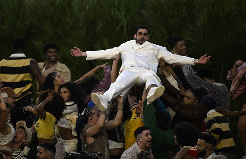Momento de la actuación de Bad Bunny en la Super Bowl | Europapress Momento de la actuación de Bad Bunny en la Super Bowl | Europapress