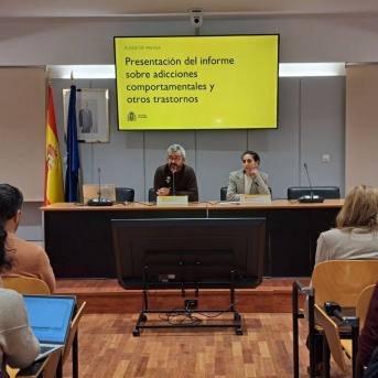 Imagen de la presentación del documento. MINISTERIO DE SANIDAD