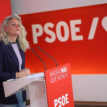 La portavoz de la CEF, Montse Mínguez, ofrece una rueda de prensa tras la reunión de la Comisión Ejecutiva Federal del PSOE, a 9 de febrero de 2026, en Madrid (España). Alejandro Martínez Vélez - Europa Press La portavoz de la CEF, Montse Mínguez, ofrece una rueda de prensa tras la reunión de la Comisión Ejecutiva Federal del PSOE, a 9 de febrero de 2026, en Madrid (España). Alejandro Martínez Vélez - Europa Press