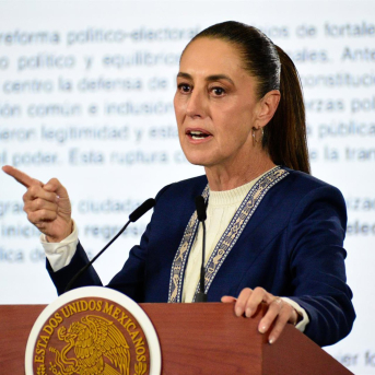 Claudia Sheinbaum, presidenta de México. Europa Press/Contacto/Luis Barron