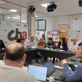 Consello Nazional de CHA. EUROPA PRESS