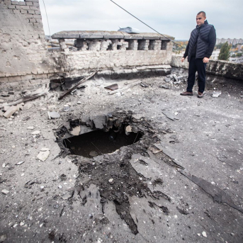 Imagen de archivo de un ataque con drones rusos contra Ucrania. Francisco Richart/ZUMA Press Wir / DPA