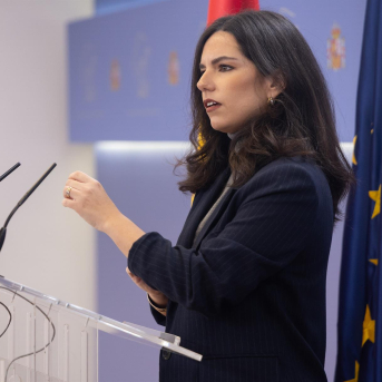 La portavoz de VOX en el Congreso, Pepa Millán, durante una rueda de prensa en el Congreso de los Diputados, a 16 de febrero de 2026, en Madrid (España). Eduardo Parra - Europa Press