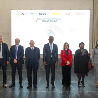 El ministro de Transportes de Angola destaca la oportunidad del 'Corredor de Lobito' para las empresas. NACHO MARTIN