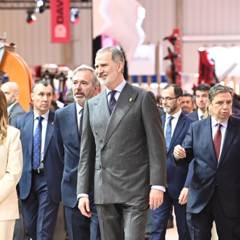 Felipe VI abre la XLIV Feria de Maquinaria Agrícola en plena protesta por el acuerdo UE-Mercosur