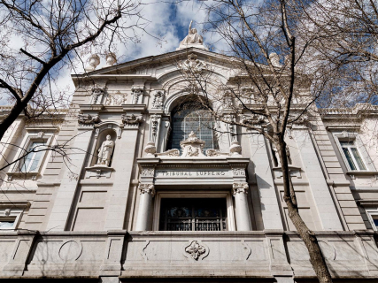 Fachada del Tribunal Supremo, a 27 de febrero de 2025, en Madrid (España). Carlos Luján - Europa Press