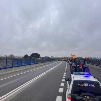 325 tractores cruzan Castilla-La Mancha rumbo a Madrid para las protestas agrarias 325 tractores cruzan Castilla-La Mancha rumbo a Madrid para las protestas agrarias