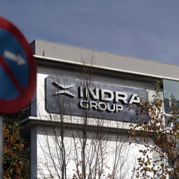 Fachada de la sede de Indra, a 25 de noviembre de 2025, en Alcobendas, Madrid (España). Eduardo Parra - Europa Press
