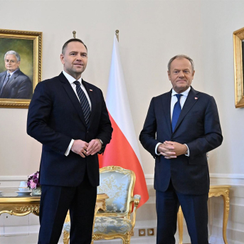 El presidente de Polonia, Karol Nawrocki, y el primer ministro, Donald Tusk. Europa Press/Contacto/Damian Burzykowski El presidente de Polonia, Karol Nawrocki, y el primer ministro, Donald Tusk. Europa Press/Contacto/Damian Burzykowski