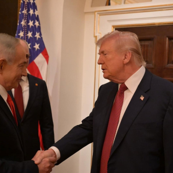 El presidente de Estados Unidos, Donald Trump, y el primer ministro israelí, Benjamin Netanyahu OFICINA DEL PRIMER MINISTRO DE ISRAEL