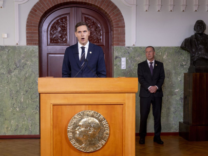 El presidente del Comité Nobel de Noruega, Jorgen Watne Frydnes Javad Parsa/NTB/dpa