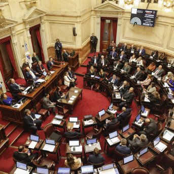 Imagen del interior del Senado de Argentina  Europa Press/Contacto/Esteban Osorio