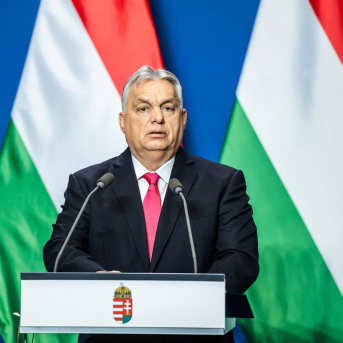 FILED - 05 January 2026, Hungary, Budapest: Hungarian Prime Minister Viktor Orban speaks during his annual press conference in Budapest. Photo: Marton Monus/-/dpa Marton Monus/-/dpa