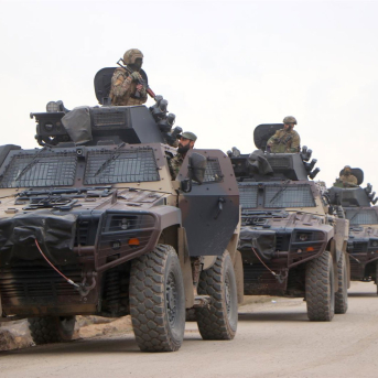 Vehículos de las fuerzas de seguridad de Siria en Hasaka (archivo) Europa Press/Contacto/Monsef Memari