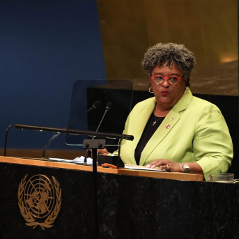 Mia Mottley, primera ministra de Barbados. Europa Press/Contacto/Bianca Otero Mia Mottley, primera ministra de Barbados. Europa Press/Contacto/Bianca Otero