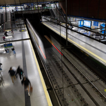 Vías de Metro Eduardo Parra - Europa Press Vías de Metro Eduardo Parra - Europa Press