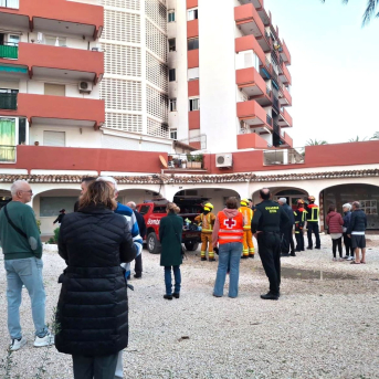 Incendio en una vivienda de un edificio en Xàbia (Alicante) AYUNTAMIENTO DE XÀBIA Incendio en una vivienda de un edificio en Xàbia (Alicante) AYUNTAMIENTO DE XÀBIA