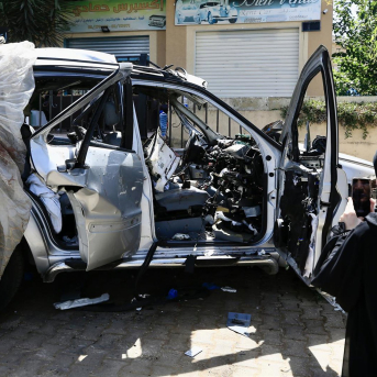 Un coche siniestrado por un ataque de Israel en Bint Jbeil, sur de Líbano Europa Press/Contacto/Ali Hashisho Un coche siniestrado por un ataque de Israel en Bint Jbeil, sur de Líbano Europa Press/Contacto/Ali Hashisho