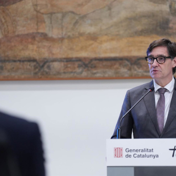 El presidente de la Generalitat, Salvador Illa, en una imagen de archivo David Zorrakino - Europa Press