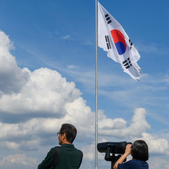 Imagen de archivo de un puesto de seguridad en la frontera entre Corea del Sur y Corea del Norte.  Europa Press/Contacto/Kim Jae-Hwan