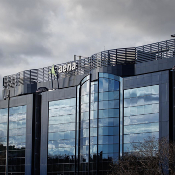 Fachada de la sede central de Aena, a 6 de marzo de 2023, en Madrid (España).  Alejandro Martínez Vélez - Europa Press