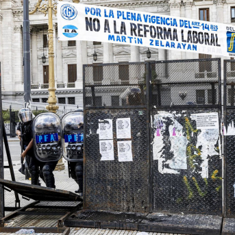 Protestas ante el Congreso de Argentina Europa Press/Contacto/Rosana Alvarez Mullner Protestas ante el Congreso de Argentina Europa Press/Contacto/Rosana Alvarez Mullner