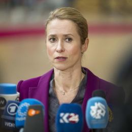 La Alta Representante de la UE, Kaja Kallas, en una cumbre europea.  Europa Press/Contacto/Wiktor Dabkowski