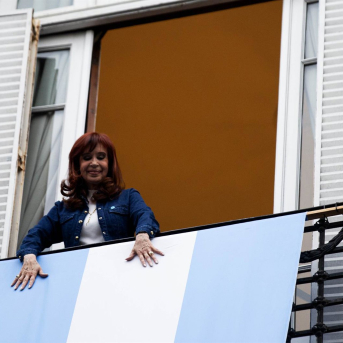 La expresidenta de Argentina Cristina Fernández de Kirchner.  Europa Press/Contacto/Matias Rosingana