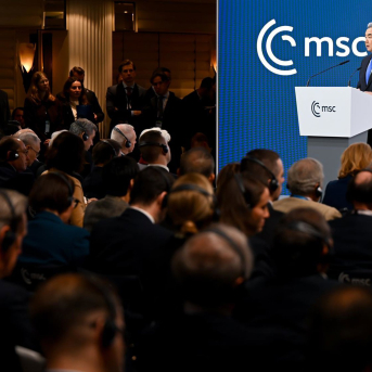 El ministro de Exteriores chino, Wang Yi, en la Conferencia de Seguridad de Múnich Sven Hoppe/dpa