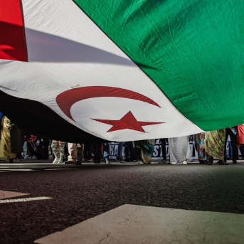 Una bandera saharaui Carlos Luján - Europa Press