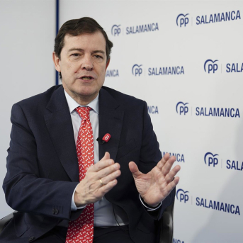 Entrevista de Europa Press en la sede del Partido Popular de Salamanca al presidente de la Junta de Castilla y León Alfonso Fernández Mañueco LAYA/EUROPA PRESS