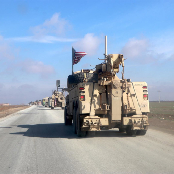 Imagen de archivo de retirada de EEUU de posiciones militares en Siria  Europa Press/Contacto/Stringer