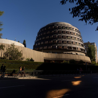 Fachada de la sede del Tribunal Constitucional de España, a 26 de septiembre de 2025, en Madrid (España) Eduardo Parra - Europa Press