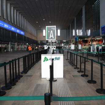 Imagen del vestíbulo de la estación de Santa Justa de Sevilla Rocío Ruz - Europa Press Imagen del vestíbulo de la estación de Santa Justa de Sevilla Rocío Ruz - Europa Press