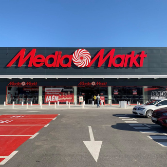 Fachada de la tienda MediaMarkt en Jaén. MEDIAMARKT