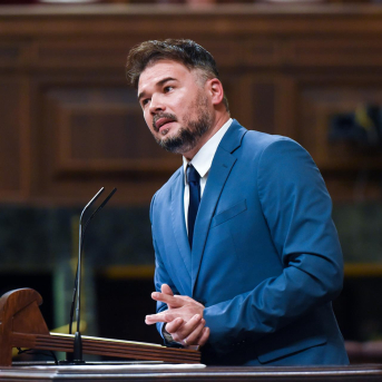 El portavoz de ERC, Gabriel Rufián. Archivo. Gustavo Valiente - Europa Press