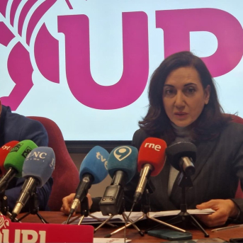 La secretaria general de UPL y candidata a la presidencia de la Junta, Alicia Gallego y el vicesecretario general de UPL y candidato a las Cortes, Luis Mariano Santos. EUROPA PRESS La secretaria general de UPL y candidata a la presidencia de la Junta, Alicia Gallego y el vicesecretario general de UPL y candidato a las Cortes, Luis Mariano Santos. EUROPA PRESS