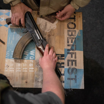 Imagenn de archivo de un fusil durante la invasión rusa de Ucrania. Pau Venteo - Europa Press Imagenn de archivo de un fusil durante la invasión rusa de Ucrania. Pau Venteo - Europa Press