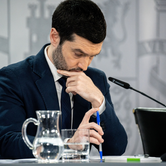 El ministro de Consumo, Pablo Bustinduy en rueda de prensa | Gabriel Luengas (Europa Press) El ministro de Consumo, Pablo Bustinduy en rueda de prensa | Gabriel Luengas (Europa Press)