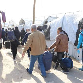 Palestinos en el paso de Rafá, entre la Franja de Gaza y Egipto (archivo) Europa Press/Contacto/Omar Ashtawy