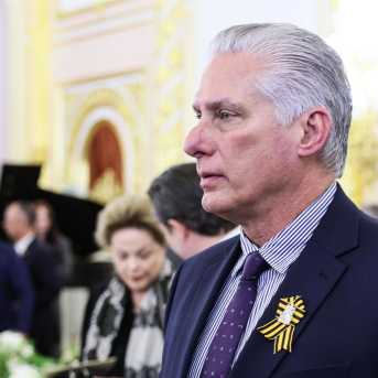 El presidente de Cuba, Miguel Díaz-Canel Europa Press/Contacto/Mikhail Metzel