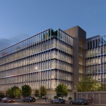 Fachada del edificio Dune ÁRIMA