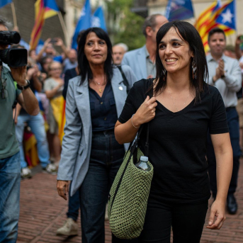 La alcaldesa de Ripoll (Girona) y diputada de Aliança Catalana en el Parlament, Sílvia Orriols, en una imagen de archivo. Lorena Sopêna - Europa Press