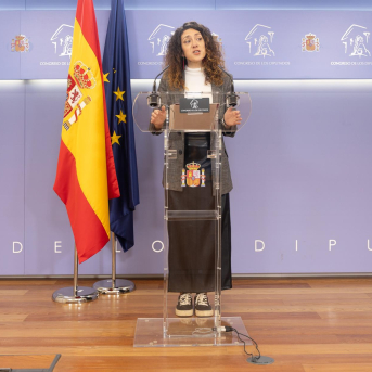 La diputada de Sumar Aina Vidal durante una rueda de prensa en el Congreso de los Diputados, a 16 de febrero de 2026, en Madrid (España). Eduardo Parra - Europa Press La diputada de Sumar Aina Vidal durante una rueda de prensa en el Congreso de los Diputados, a 16 de febrero de 2026, en Madrid (España). Eduardo Parra - Europa Press
