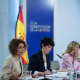 La vicepresidenta primera y ministra de Hacienda, María Jesús Montero, la ministra de Inclusión, Seguridad Social y Migraciones, Elma Saiz, y la vicepresidenta segunda y ministra de Trabajo, Yolanda Díaz. Matias Chiofalo - Europa Press
