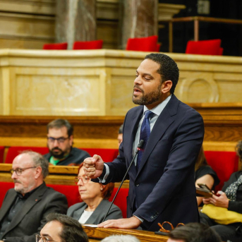 Archivo  - El portavoz de Vox, Ignacio Garriga Kike Rincón/Europa Press