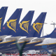 Aviones de Ryanair.  Niall Carson/PA Wire/dpa