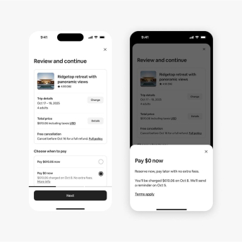 Airbnb permite en España aplazar los pagos hasta más cerca de la fecha de llegada de la reserva. AIRBNB Airbnb permite en España aplazar los pagos hasta más cerca de la fecha de llegada de la reserva. AIRBNB